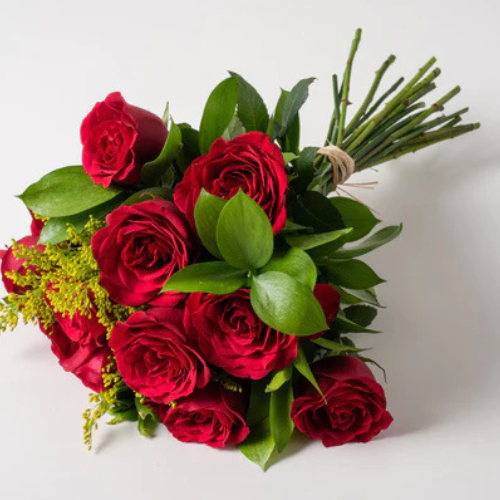 Buquê de 12 Rosas Vermelhas